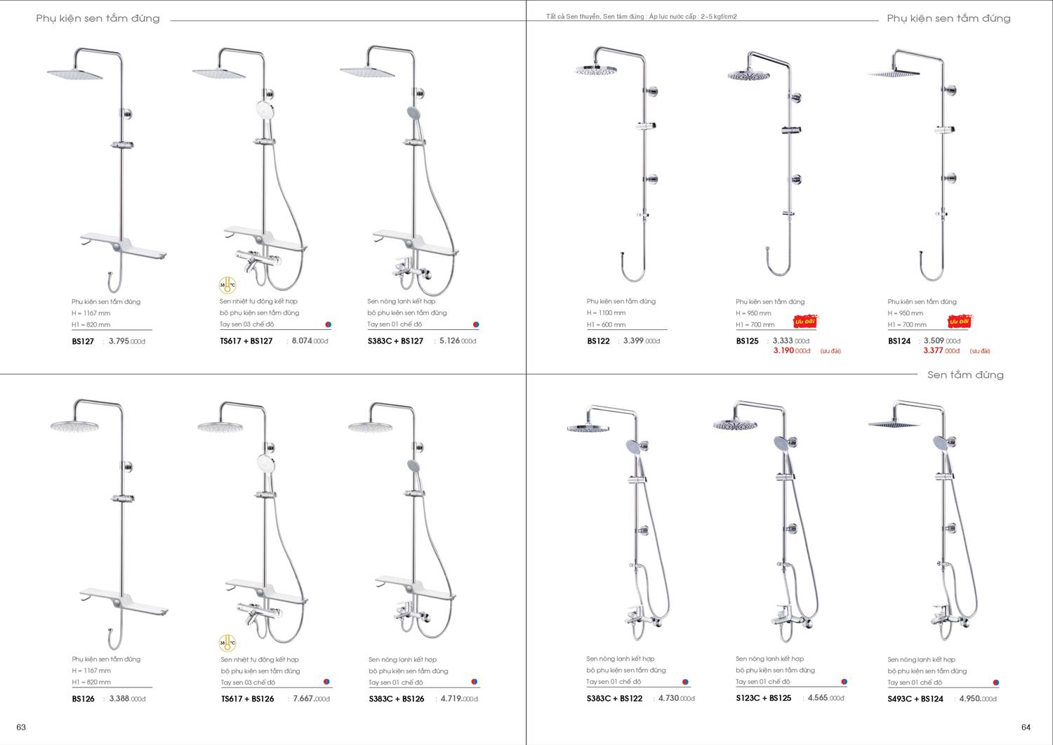 Catalogue và Bảng giá Thiết bị vệ sinh Caesar mới nhất 2024 - 2025 /Page 32